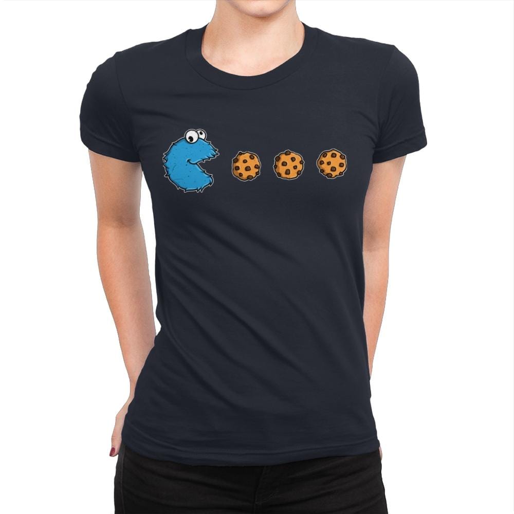 Cookie-Man - Womens Premium T-Shirts RIPT Apparel Small / Midnight Navy