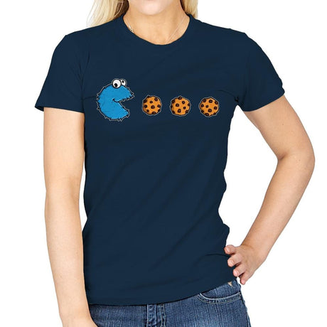 Cookie-Man - Womens T-Shirts RIPT Apparel Small / Navy