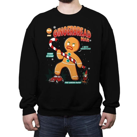 Cookie Revenge - Crew Neck Sweatshirt Crew Neck Sweatshirt RIPT Apparel Small / Black