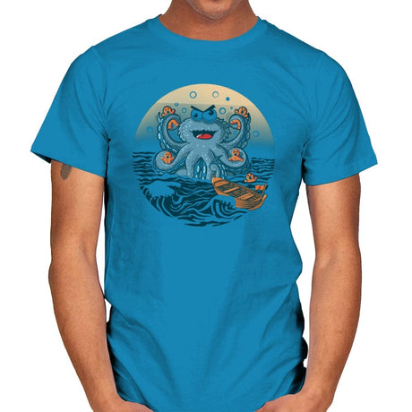 Coookie Kraken Attack - Shirt Club - Mens T-Shirts RIPT Apparel Small / Sapphire