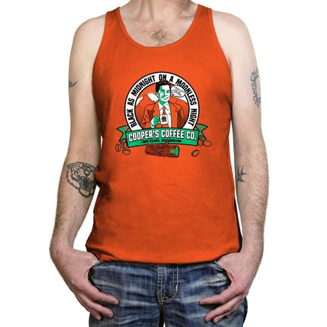 Cooper's Coffee Co. Exclusive - Tanktop Tanktop RIPT Apparel X-Small / Orange