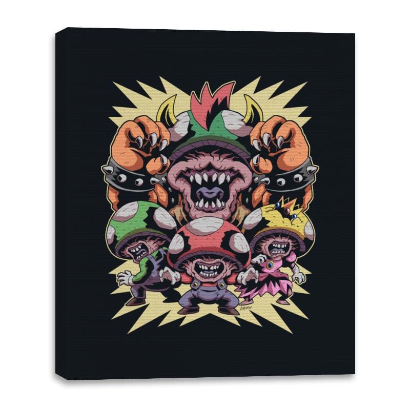 Cordyceps Kingdom - Canvas Wraps Canvas Wraps RIPT Apparel 16x20 / Black