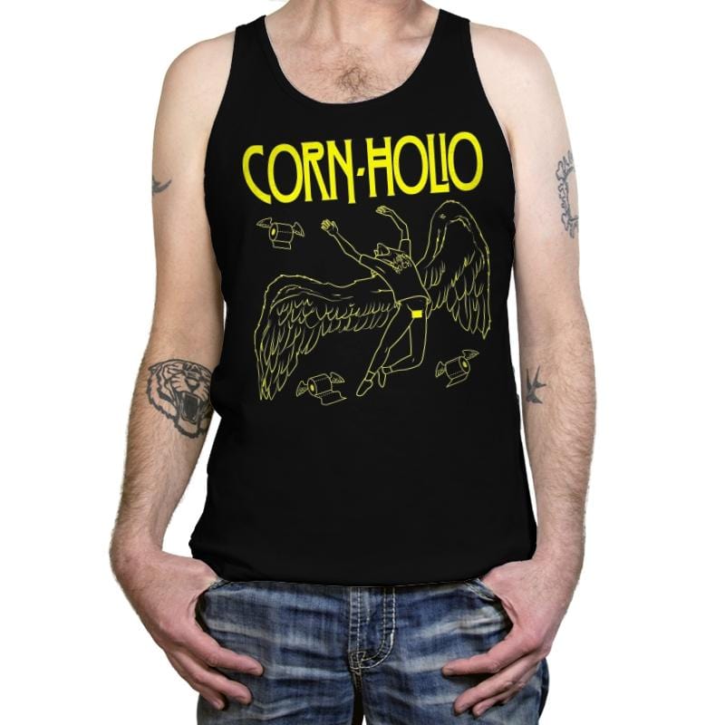 Corn Holio - Tanktop Tanktop RIPT Apparel X-Small / Black