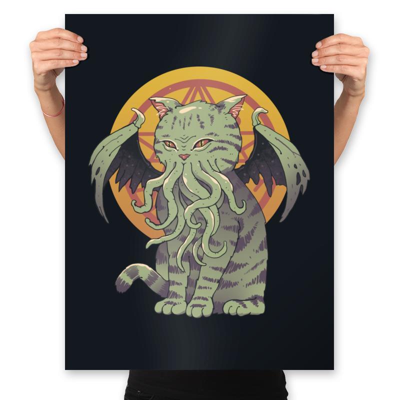 Cosmic Cat - Prints Posters RIPT Apparel 18x24 / Black