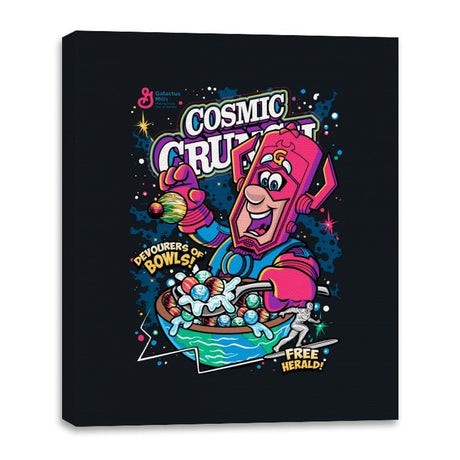 Cosmic Crunch - Canvas Wraps Canvas Wraps RIPT Apparel 16x20 / Black