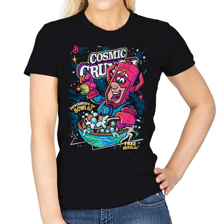 Cosmic Crunch - Womens T-Shirts RIPT Apparel Small / Black