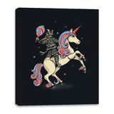 Cotton Candy Warrior - Canvas Wraps Canvas Wraps RIPT Apparel 16x20 / Black