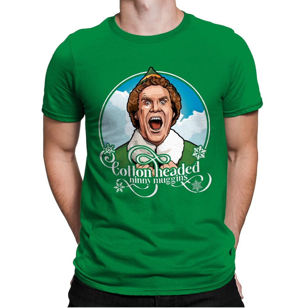 Cotton Headed Ninny Muggins - Mens Premium T-Shirts RIPT Apparel Small / Kelly