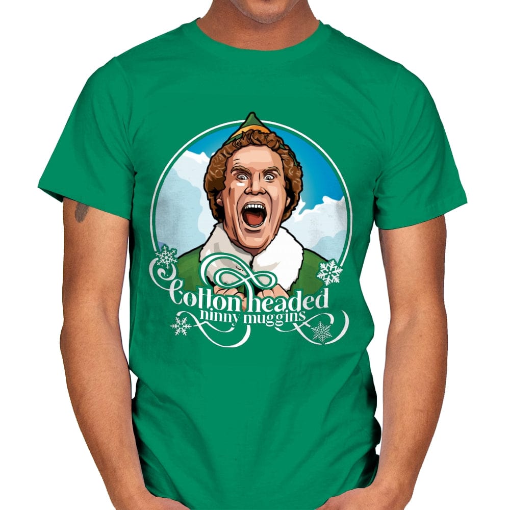 Cotton Headed Ninny Muggins - Mens T-Shirts RIPT Apparel Small / Kelly