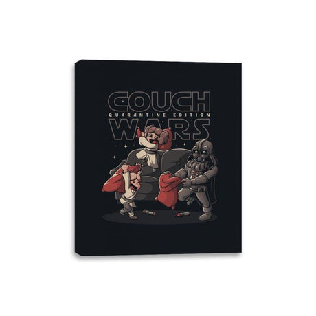 Couch Wars - Canvas Wraps Canvas Wraps RIPT Apparel 8x10 / Black