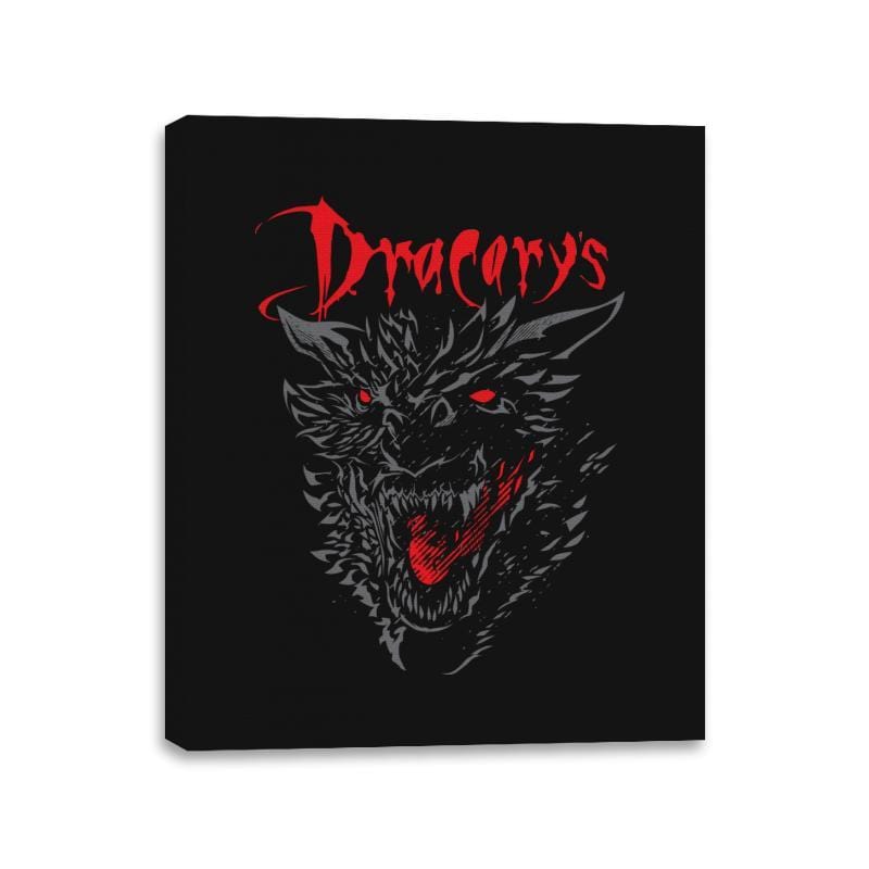 Count Dracarys - Canvas Wraps Canvas Wraps RIPT Apparel 11x14 / Black