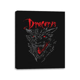 Count Dracarys - Canvas Wraps Canvas Wraps RIPT Apparel 11x14 / Black