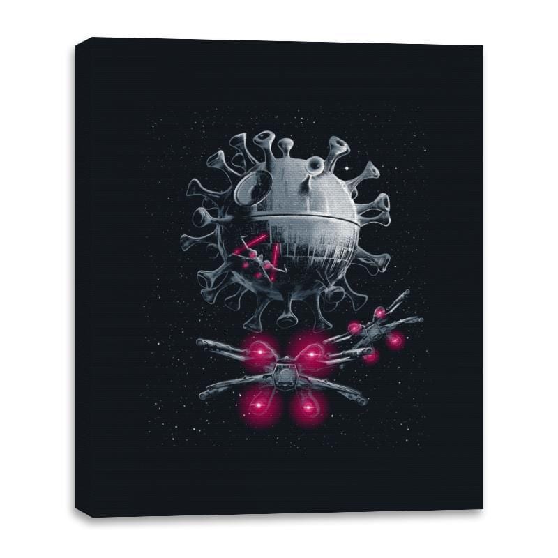 Covid Wars - Canvas Wraps Canvas Wraps RIPT Apparel 16x20 / Black