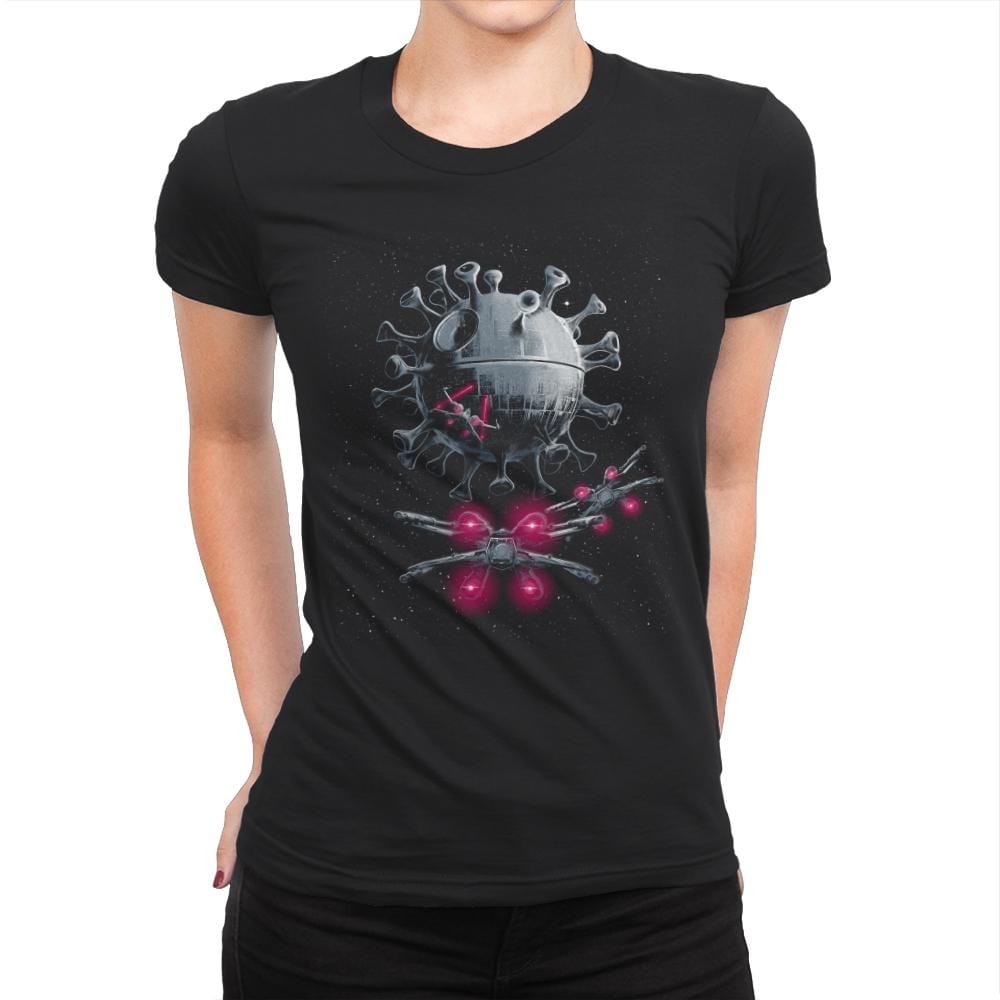 Covid Wars - Womens Premium T-Shirts RIPT Apparel Small / Black