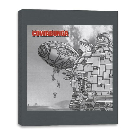 Cowabunga - Canvas Wraps Canvas Wraps RIPT Apparel 16x20 / Charcoal