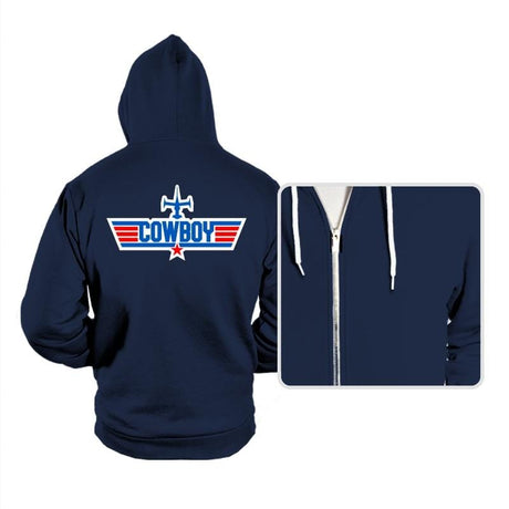 Cowboy Gun - Hoodies Hoodies RIPT Apparel Small / Navy