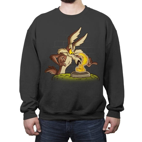 Coyote Jones - Crew Neck Sweatshirt Crew Neck Sweatshirt RIPT Apparel Small / Charcoal