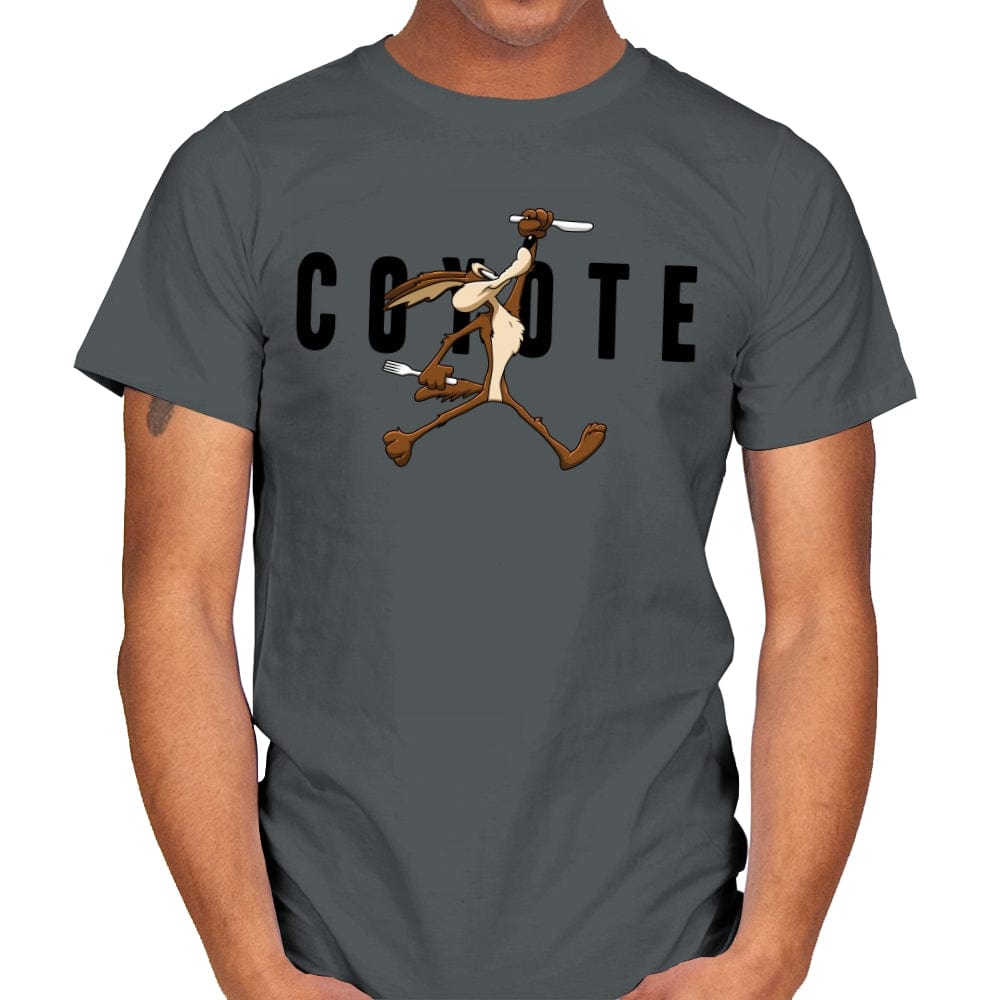 Coyote - Mens T-Shirts RIPT Apparel Small / Charcoal