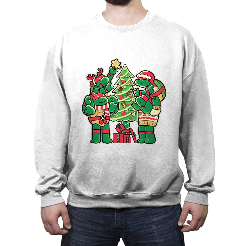 Cozy Xmas - Crew Neck Sweatshirt Crew Neck Sweatshirt RIPT Apparel Small / White