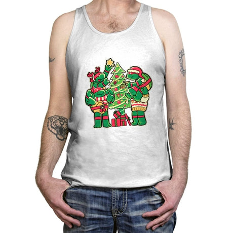 Cozy Xmas - Tanktop Tanktop RIPT Apparel X-Small / White