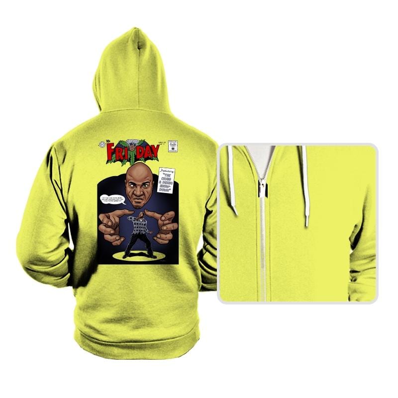 Craig Vs Deebo - Hoodies Hoodies RIPT Apparel Small / Neon Yellow