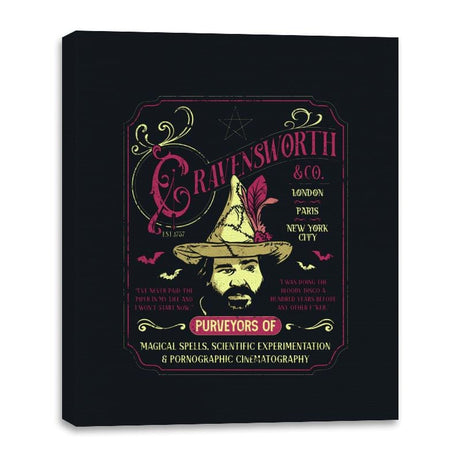 Cravensworth And Co - Canvas Wraps Canvas Wraps RIPT Apparel 16x20 / Black