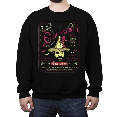 Cravensworth And Co - Crew Neck Sweatshirt Crew Neck Sweatshirt RIPT Apparel Small / Black