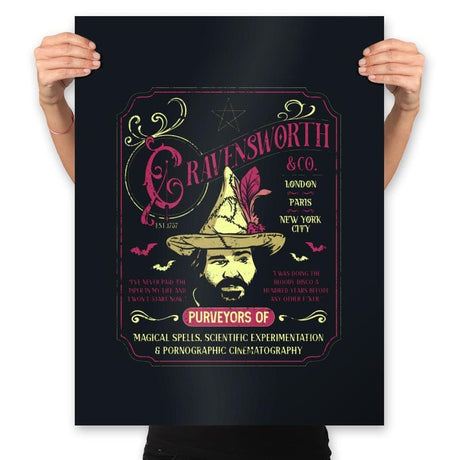 Cravensworth And Co - Prints Posters RIPT Apparel 18x24 / Black