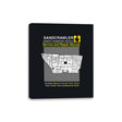 Crawler 101 - Canvas Wraps Canvas Wraps RIPT Apparel 8x10 / Black