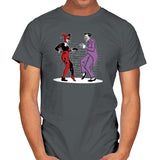 Crazy Fiction - Mens T-Shirts RIPT Apparel Small / Charcoal