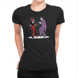 Crazy Fiction - Womens Premium T-Shirts RIPT Apparel Small / Black