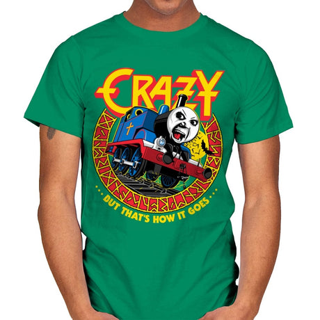 Crazy Train - Anytime - Mens T-Shirts RIPT Apparel Small / Kelly