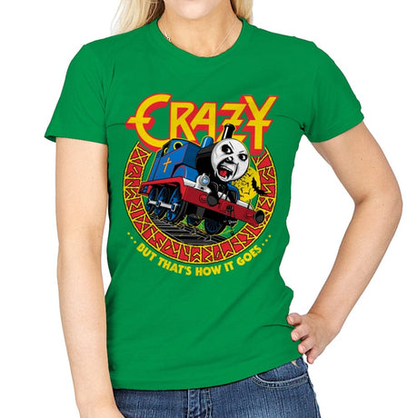 Crazy Train - Anytime - Womens T-Shirts RIPT Apparel Small / Irish Green