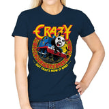 Crazy Train - Anytime - Womens T-Shirts RIPT Apparel Small / Navy