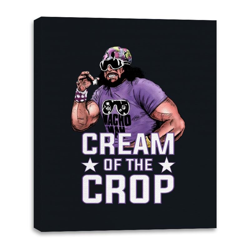 Cream of the Crop - Best Seller - Canvas Wraps Canvas Wraps RIPT Apparel 16x20 / Black