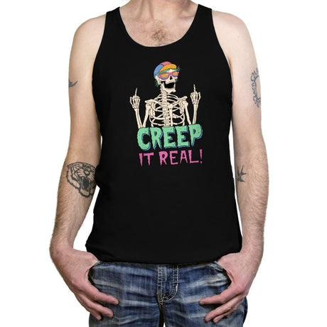 Creep it Real! - Tanktop Tanktop RIPT Apparel X-Small / Black