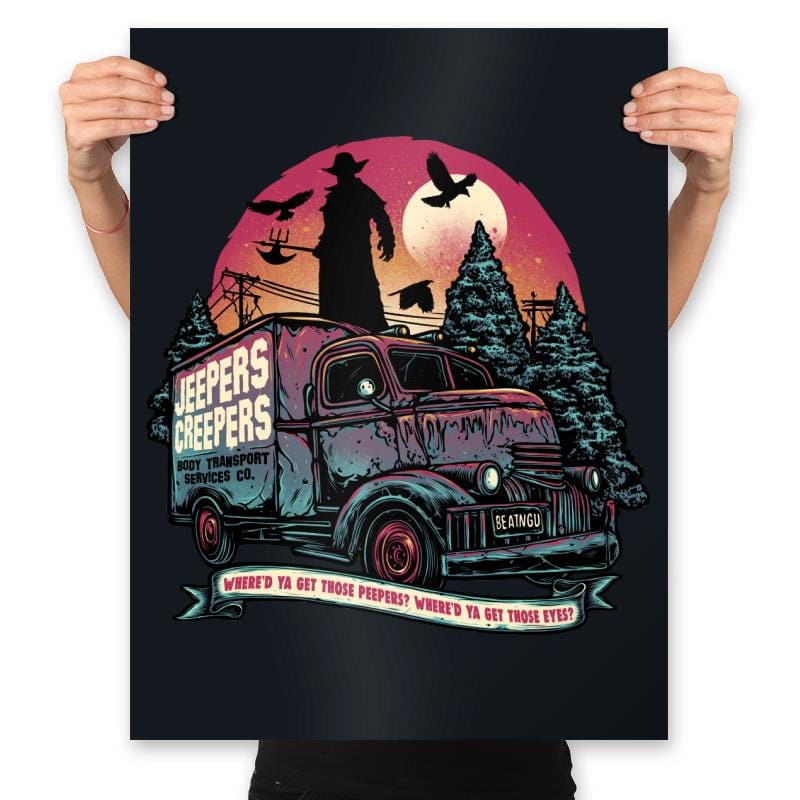 Creepers Transport Service - Prints Posters RIPT Apparel 18x24 / Black