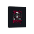 Creepy Christmas Skeleton - Canvas Wraps Canvas Wraps RIPT Apparel 8x10 / Black