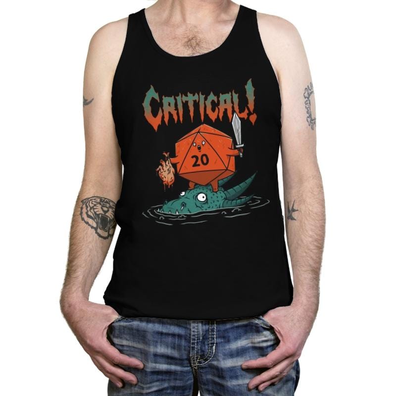 Crit-Death Metal - Tanktop Tanktop RIPT Apparel X-Small / Black