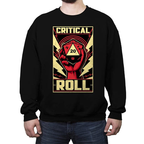 Critical Roll RPG Revolution - Crew Neck Sweatshirt Crew Neck Sweatshirt RIPT Apparel Small / Black