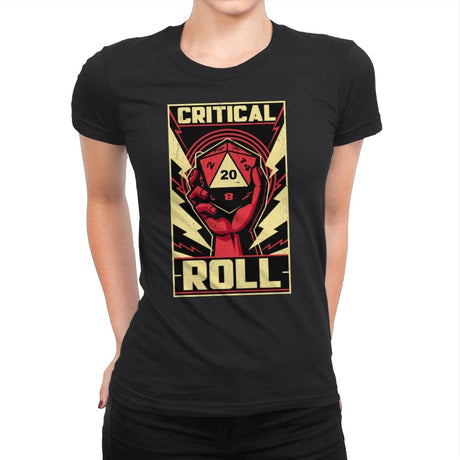 Critical Roll RPG Revolution - Womens Premium T-Shirts RIPT Apparel Small / Black