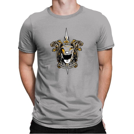 Croceus Smilodon Fatalis - Zordwarts - Mens Premium T-Shirts RIPT Apparel Small / Light Grey