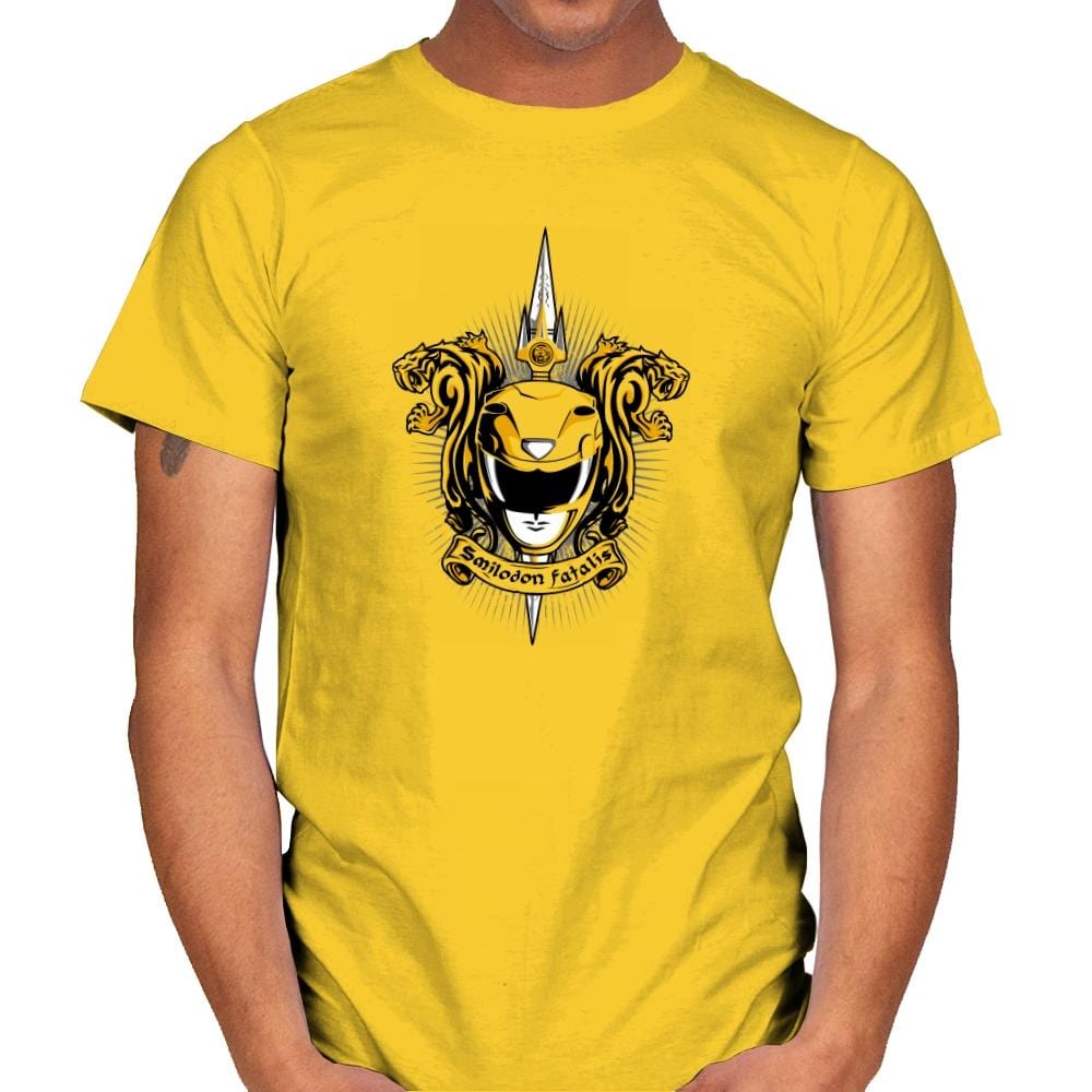 Croceus Smilodon Fatalis - Zordwarts - Mens T-Shirts RIPT Apparel Small / Daisy