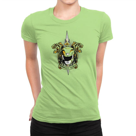 Croceus Smilodon Fatalis - Zordwarts - Womens Premium T-Shirts RIPT Apparel Small / Mint