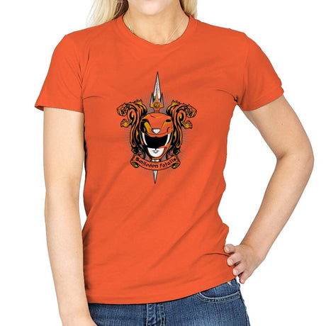 Croceus Smilodon Fatalis - Zordwarts - Womens T-Shirts RIPT Apparel Small / Orange