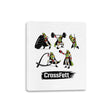 Cross Fett - Canvas Wraps Canvas Wraps RIPT Apparel 8x10 / White