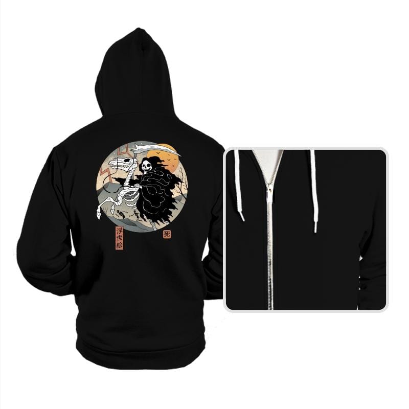 Crossing Death - Hoodies Hoodies RIPT Apparel Small / Black