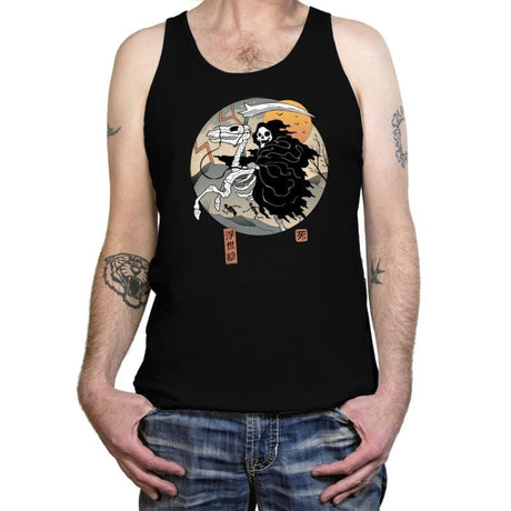 Crossing Death - Tanktop Tanktop RIPT Apparel X-Small / Black