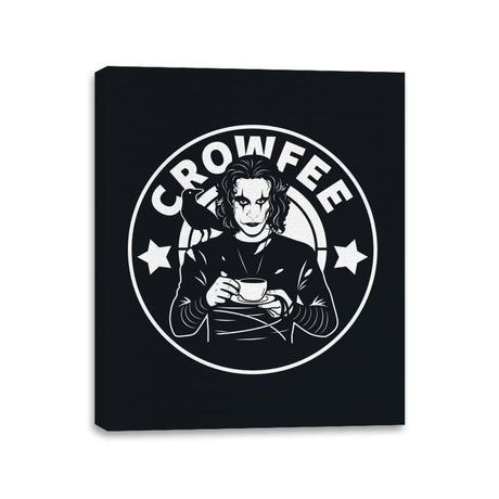 Crowfee - Canvas Wraps Canvas Wraps RIPT Apparel 11x14 / Black