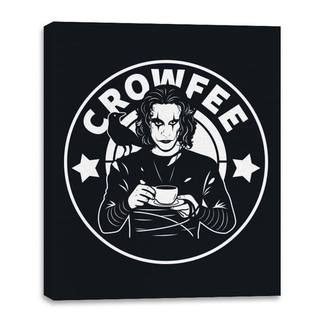 Crowfee - Canvas Wraps Canvas Wraps RIPT Apparel 16x20 / Black